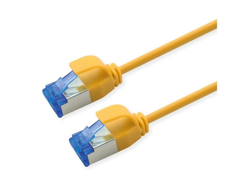 Roline Network Cable CAT.6A (class Ea) S FTP (pimf), Lsoh, PoE, Yellow 0,3M