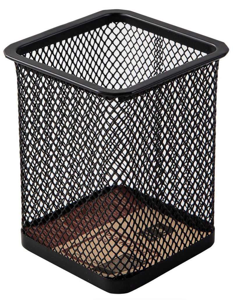 Deli Portalápices Mesh Eckig 8X8X9,7CM Black