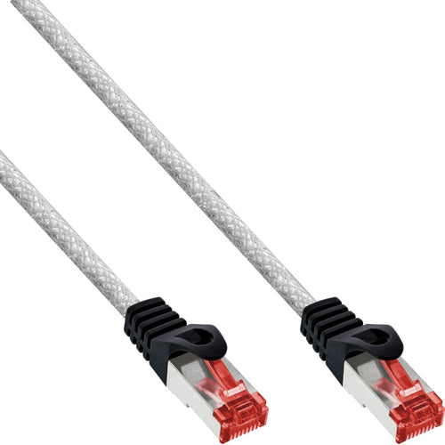 Inline Network Cable S/FTP Pimf CAT.6 250MHZ Pvc Cobre Transparent 10M — image 1