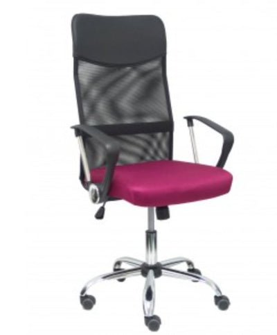 Chair Gontar Respaldo Mesh Black Asiento Granate — image 1