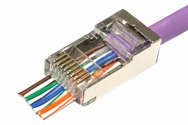 Microconnect KON506-50EZ Connector RJ45 Silver