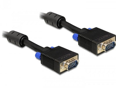 Delock Cable Monitor Svga Male/Male 1M Black — image 1