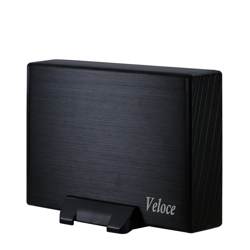 Inter-tech Veloce GD-35612 External Enclosure Hard Drive 3.5 Black USB 3.0 Alimentado