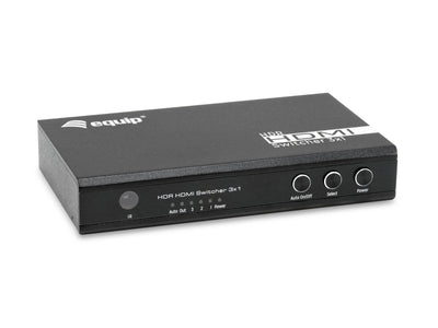 Equip Switch 3X1 HDMI 2.0 4K/60HZ Black — image 1