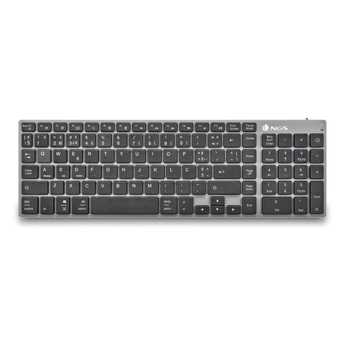 Ngs Fortune-bt Keyboard Multidispositivo Wireless USB Bluetooth - Portuguese - Quiet - Keys X-type - Battery — image 1