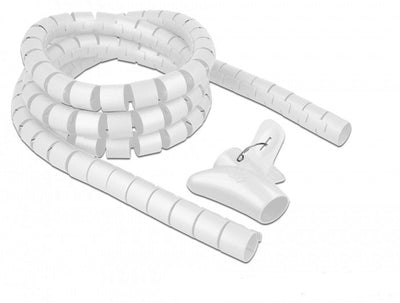 Delock 18842 Protector Cable Pasacables Floor White Hose Cable White Pasacables Floor White Polietileno, — image 1