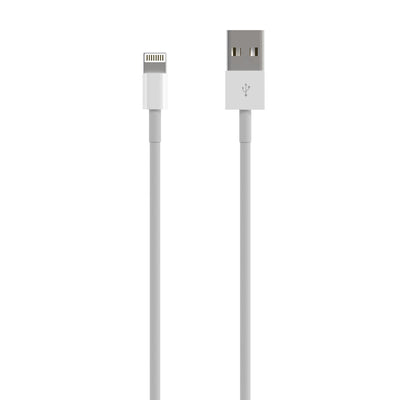 Aisens Cable Lightning a USB 2.0, Lightning/M-usb a Male - 0.5M - White — image 1