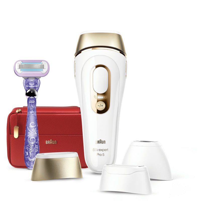 Braun Epilator Silk-expert Pro Silk·expert Pro 5 PL5267 Light Pulsada Intensa (ipl) Oro, White