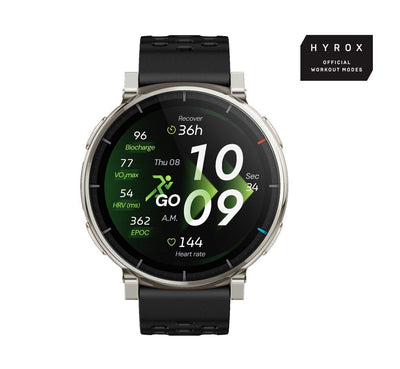 Amazfit Smartwatch Active 3 Premium 1.32 Amoled Touchscreen GPS Apex Silver — image 1