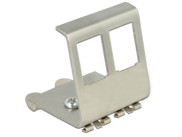 Delock Stand Carril Din 2 Ports Módulo Keystone 86255