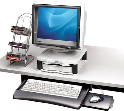 Fellowes Tray Keyboard Manager Graphite 93804, 558MM, 302MM, 52MM, — image 1