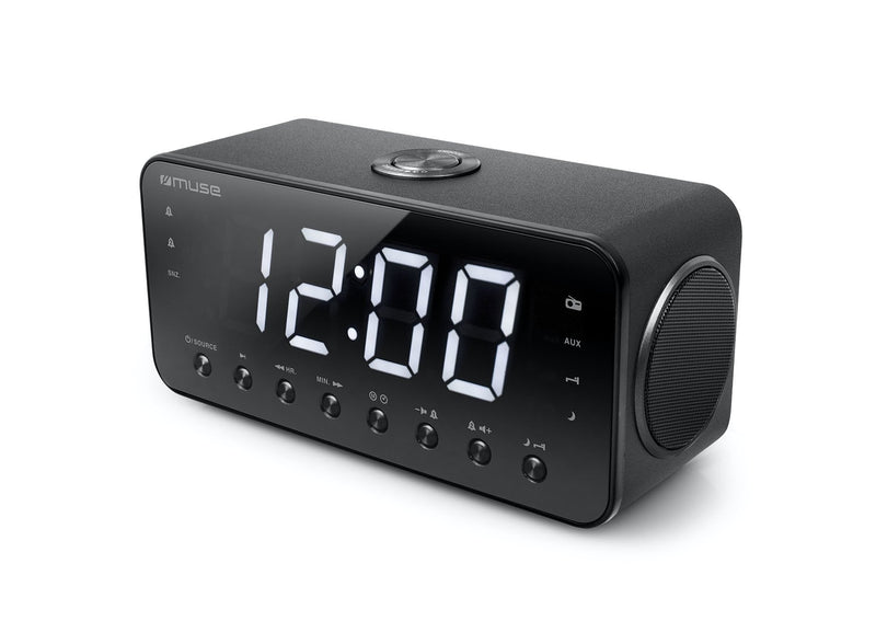 Muse M-192 Cr Radio Watch Despertador Digital Black