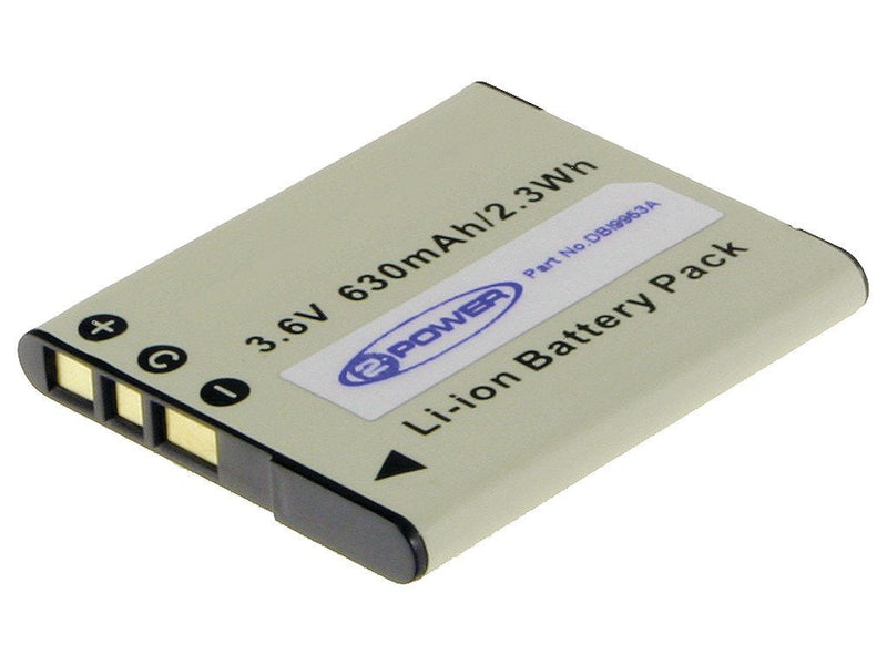 2-POWER Battery Digital 3.6V 630MAH Sony NP-BN1 DBI9953A