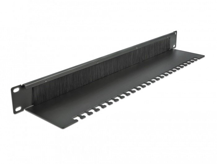 Delock 19? Organiser Cables Power Strip Brush With Board Sujeción Cables 1 He Black
