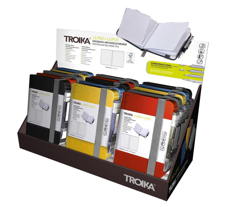 Troika CD127 Notebook And Block A7 128 Hojas Colours Surtidos