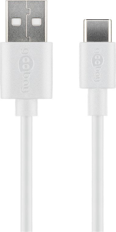 Goobay USB Cable (a) 2.0A Usb(c) 2.0 1M White