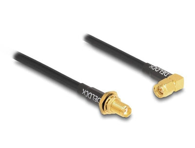 Delock Cable Antenna Sma Connector Female Assembly Protegido Contra Salpicaduras a Sma Connector Male 90° RG-5 — image 1
