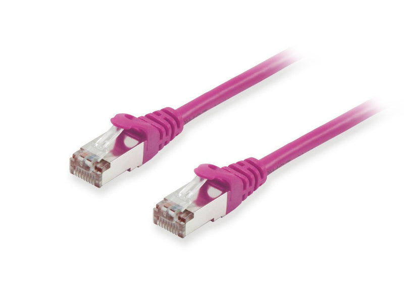 Equip Network Cable CAT.6A S FTP 2x RJ45 0.25M Lila Lszh