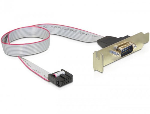 Delock Slotblech - Seriell 1XPORT Low Profile Cable Ca. 40CM — image 1