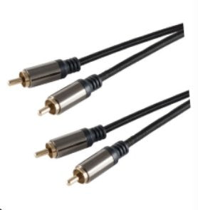 Cable Shiverpeaks BS20-41155 Audio 1,5M 2 X Rca Black — image 1