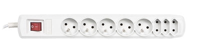 Activejet APN-8G/1,5M-GR Base Múltiple 8 Salidas AC Indoor Grey — image 1