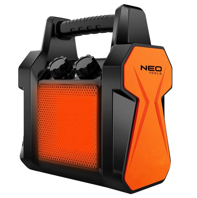 Neo Tools Heater 90-060 Eléctrico Cerámico Ptc 2000W Black Orange