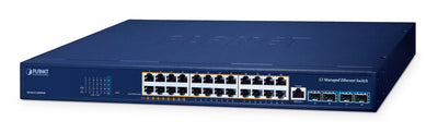 Planet Switch GS-6311-24HP4X Gestionado L3 Gigabit Ethernet [10/100/1000] Energía Sobre Ethernet [PoE] — image 1