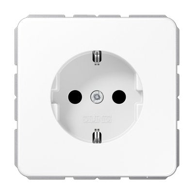 Jung CD1520BFKIWW Schuko Steckdose Bruchsicher Alpinweiss — image 1
