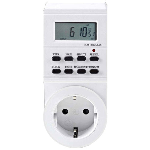 Programador Electricidad Silver Sanz 49401 Digital - Semanal - 3600W - 250V - 16A - 50HZ — image 1