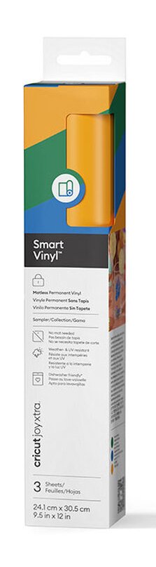 Cricut Smart Vinyl Permanent Joy Xtra 24,1X30,5CM - 3 Sheets (summer Sampler) — image 1