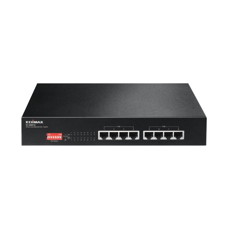 Edimax ES-1008P V2 Switch 8X10/100Mbps PoE +