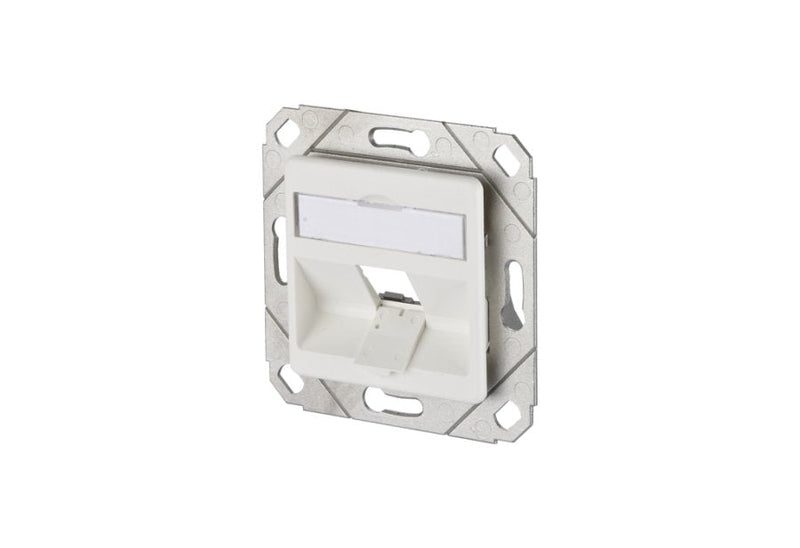 Metz Connect Keystone Socket Connection Upk 1 Port Unbestuckt White Puro