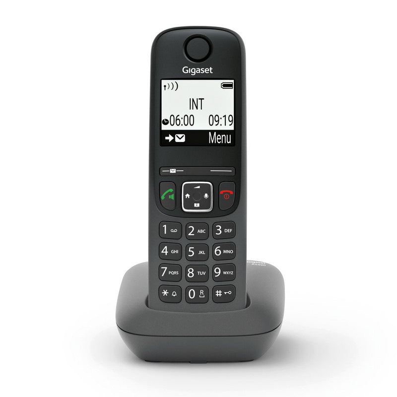 Gigaset AS490 Phone Dect/Analógico Identificador Llamadas Black