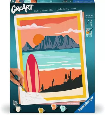 Ravensburger Creart - Atardecer Playa, Cuadro 23898 — image 1