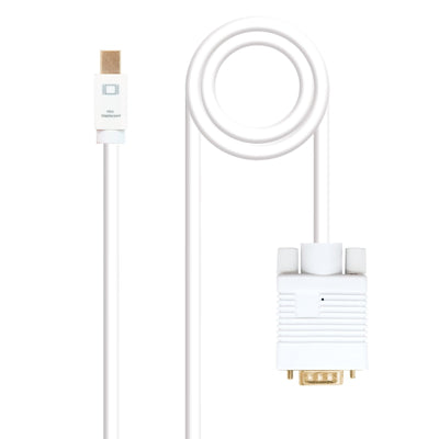 Nanocable Cable Converter Mini DP Male a VGA Male 2M - White — image 1