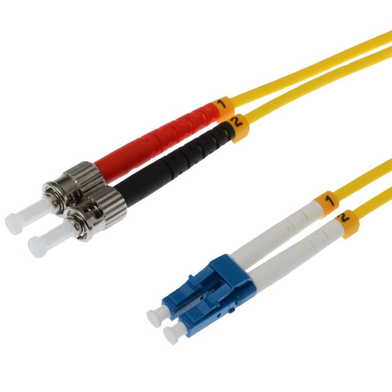 Helos Lwl Network Cable Lc/St Duplex 9/125?M OS2 Yellow 10,0M