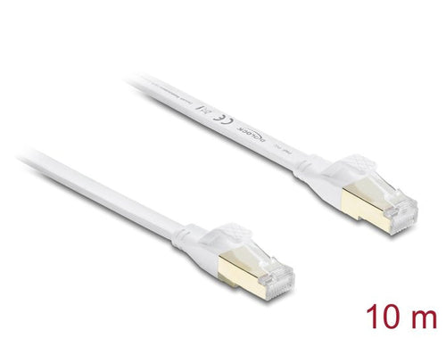 Delock RJ45 Flachband Network Cable CAT.8.1 U FTP 40Gbps, 10M — image 1