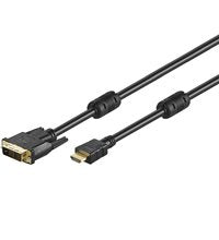 Goobay Cable DVI-d/Hdmi, HDMI Chapado Oro a DVI-d, 2M — image 1