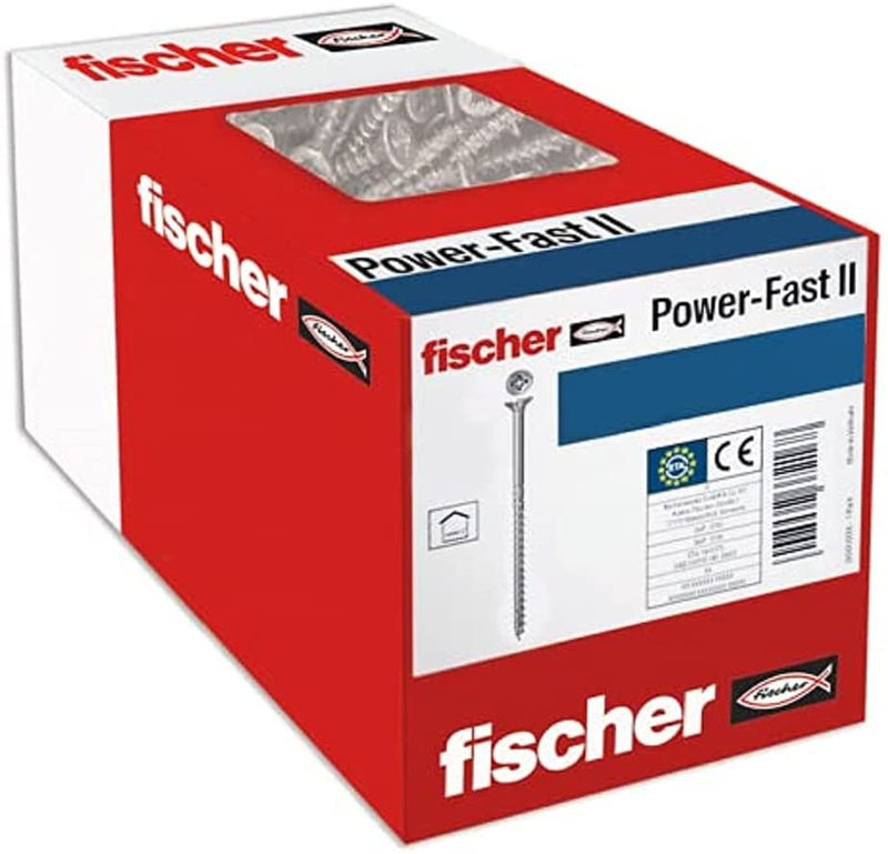 Fischer Screw Aglomerado Power-fast Ii 5.0X100 Avellanado 670409