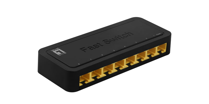 Level One Switch Desktop 8 Ports Fast Ethernet 10 100