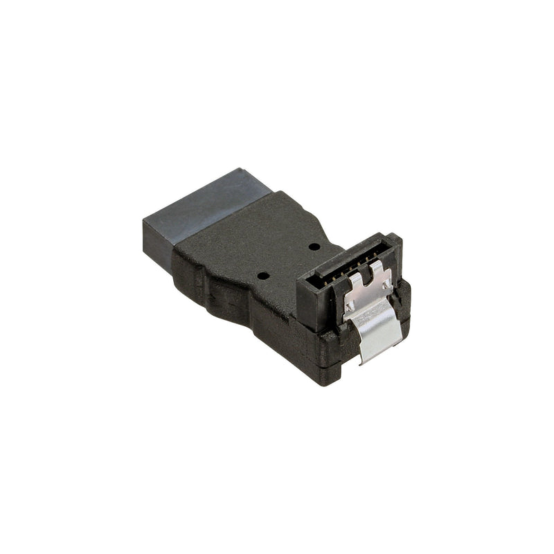 Inline Adapter SATA Male a Female Ángulo Hacia Abajo