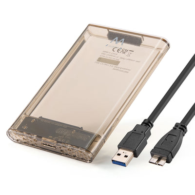 Ewent EW7069 Box External Hard Drive External Enclosure Unit Estado Sólido (SSD) Transparent 2.5 — image 1