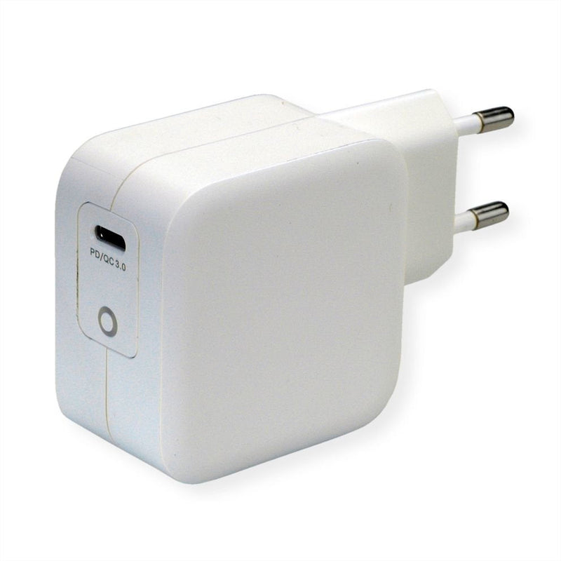 Roline Charger USB With Plug Europeo, 1x USB Type-c, Pd, 61W