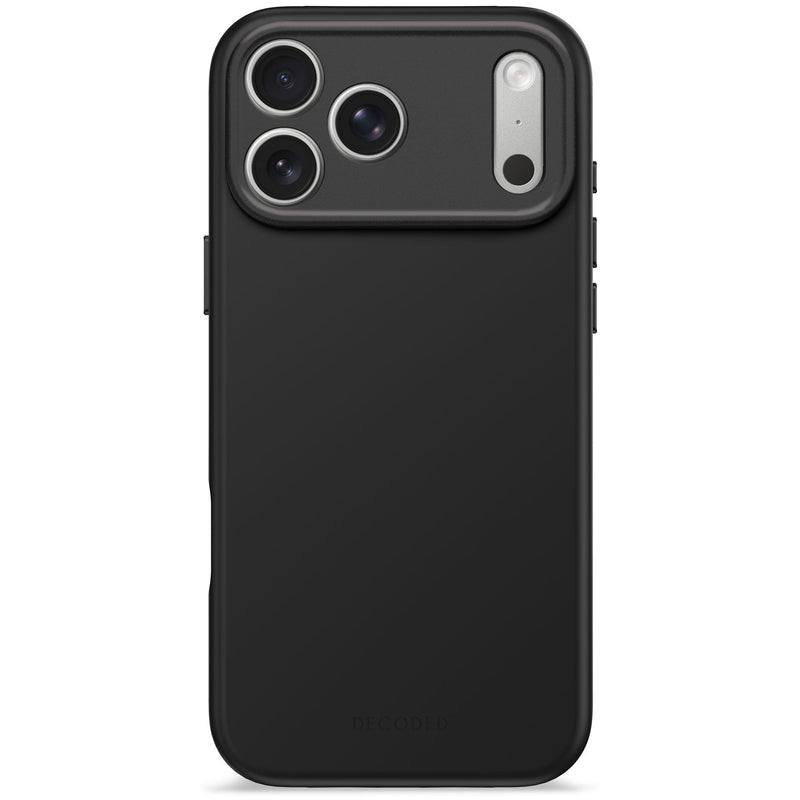 Decoded Silicone Backcover Apple Iphone 17 Pro Max. Phantom Black Case For Iphone 17 Pro Max. 17,5CM (6.9) Bla