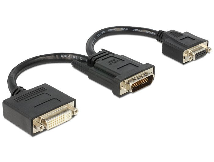 Delock Adapter DMS-59 Male 1 X DVI 24+5 Female