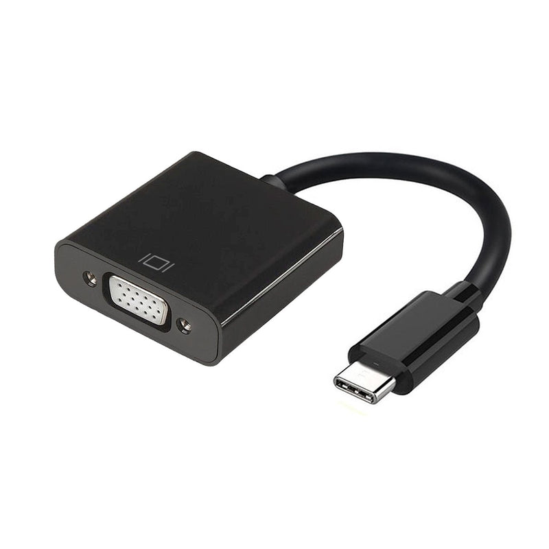 Aisens Converter USB-C a VGA - USB-C/M-HDB15/H - 15CM - Black