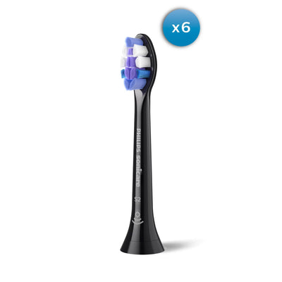 Philips Heads Brush Teeth Reemplazables HX6056 88 Sonicare Sensitive, Black 6 Units — image 1
