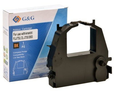 G&g Ink Ribbon Compatible With Fujitsu Dl 3700/ 3800 Black — image 1