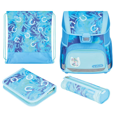 Herlitz Loop Plus Lucky Horse Set Of Backpack School Chica Poliéster Blue Claro — image 1