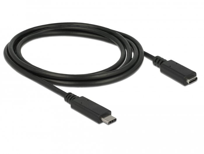 Delock 85532 USB Cable -c M/H 1.50M Black